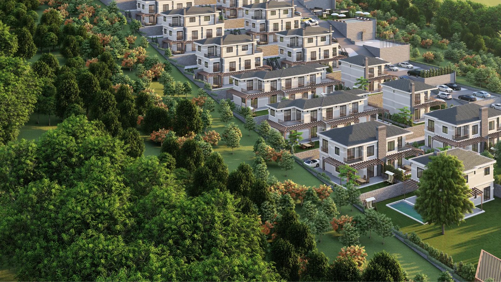 Villa Bahçeli Yaşam Ahmetli 