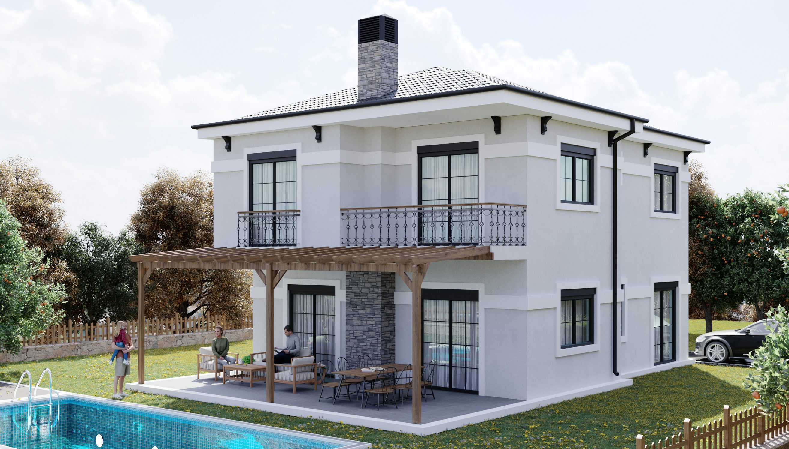 Villa Bahçeli Yaşam Ahmetli  - Detay 5