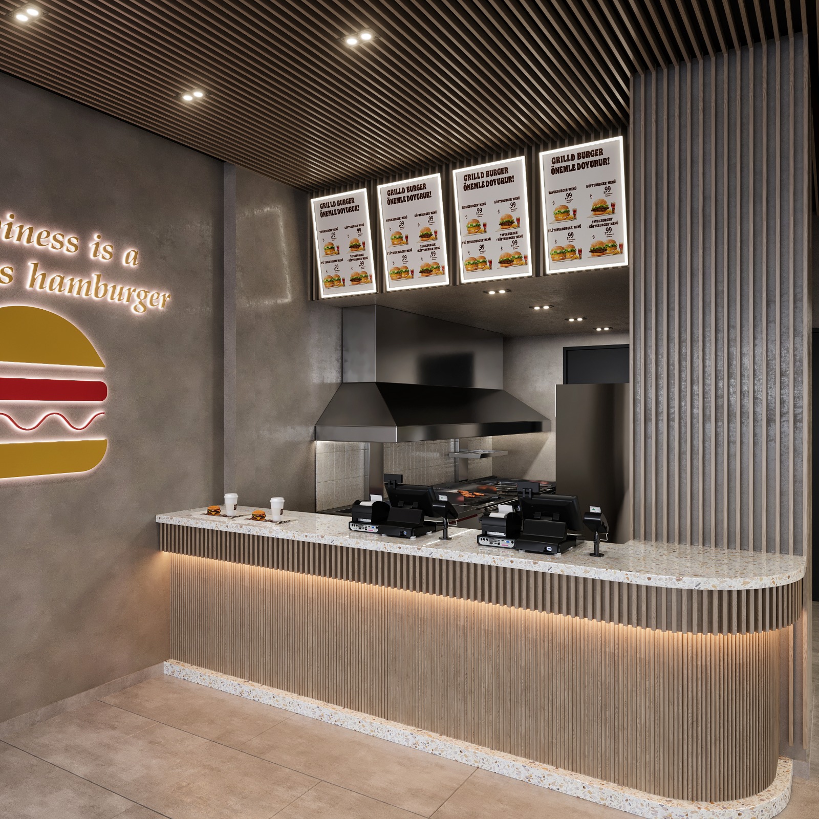 Restoran Grild Burger İst Marina  - Detay 4